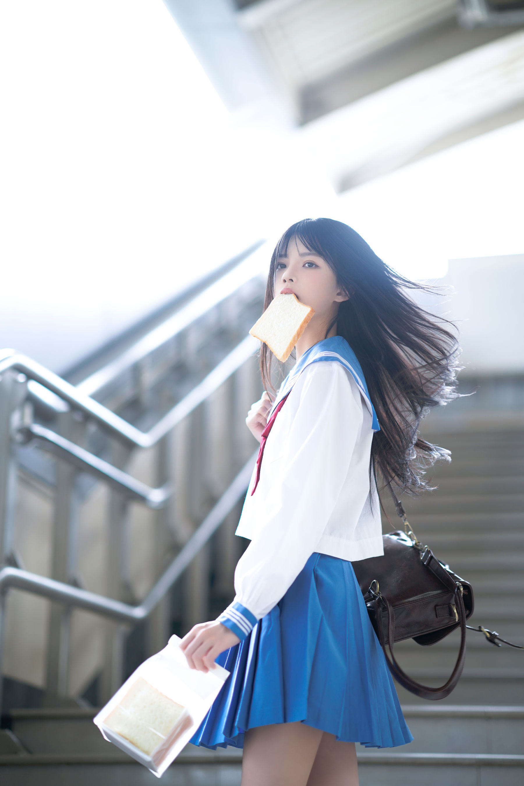 桜桃喵 - 地铁JK  第18张