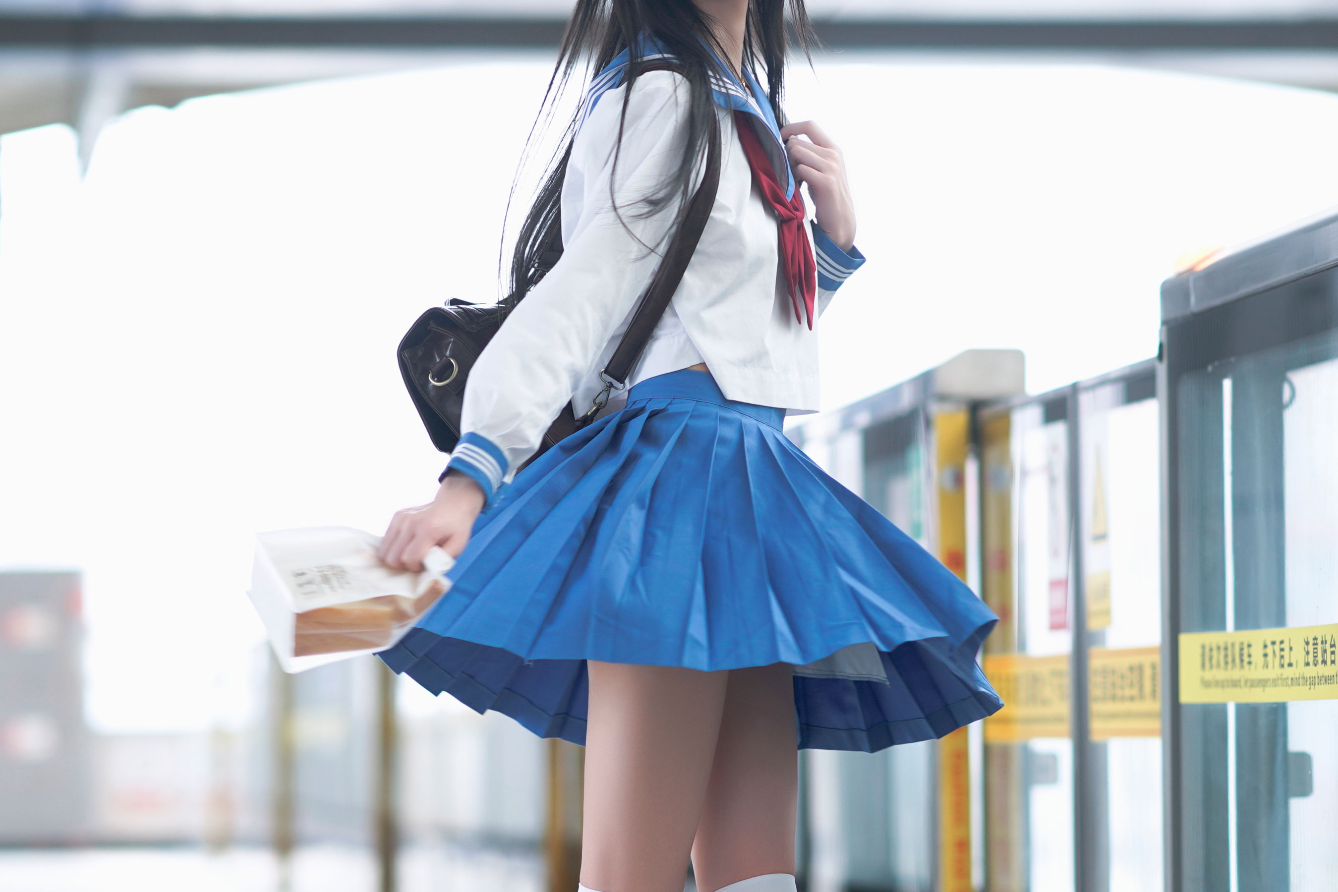 桜桃喵 - 地铁JK  第27张