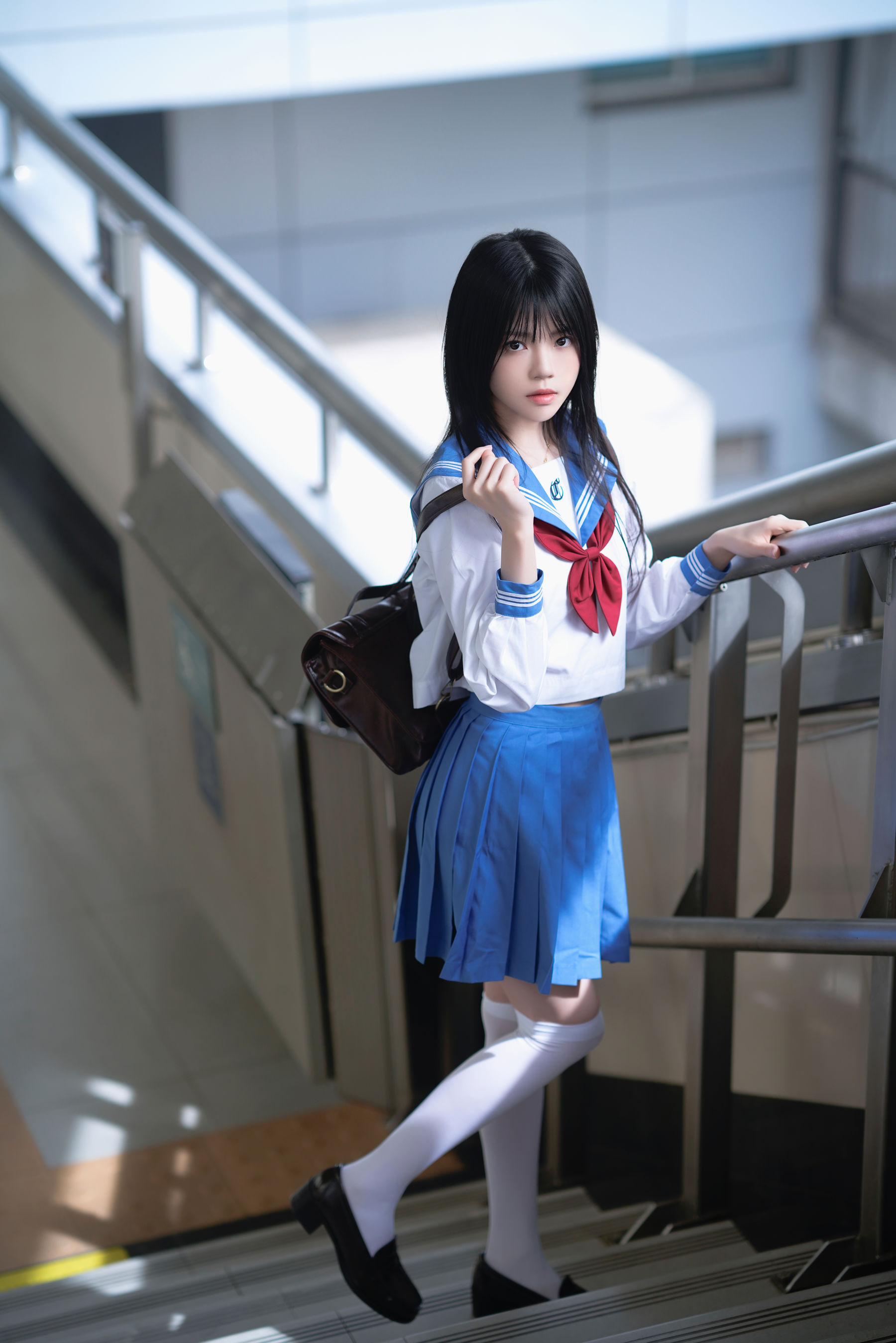 桜桃喵 - 地铁JK  第1张