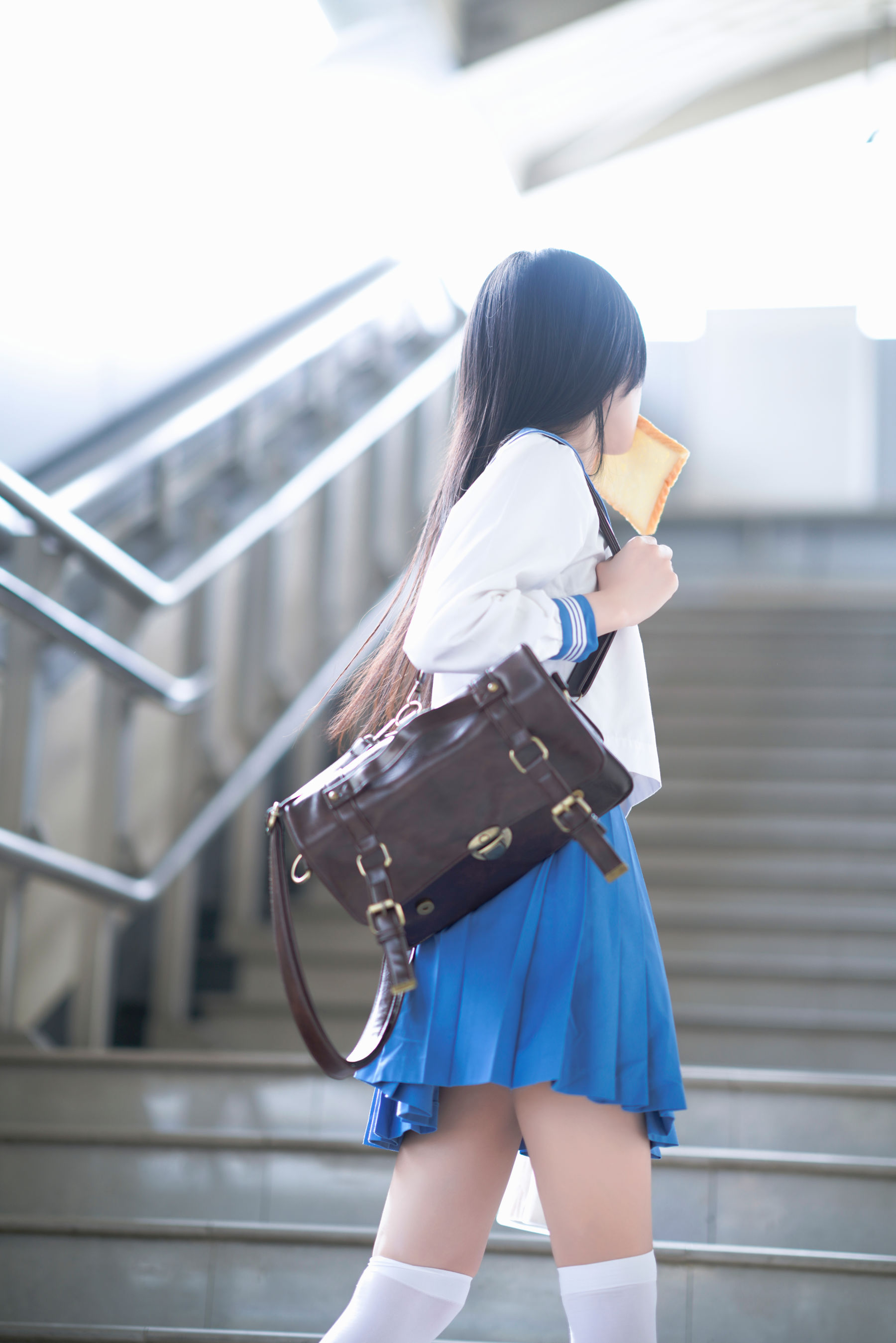 桜桃喵 - 地铁JK  第19张